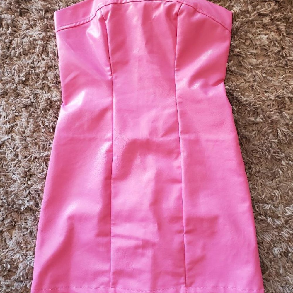 Pink Strapless Dress Regina George Mean Grisl